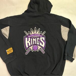 NBA Sacramento Kings  hooded sweatshirt Sz XXL By Carl banks Big Man Sports GIII
